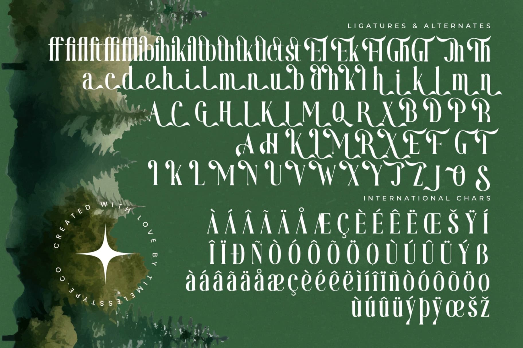 Preview 19 for Theforest - Modern Serif Font
