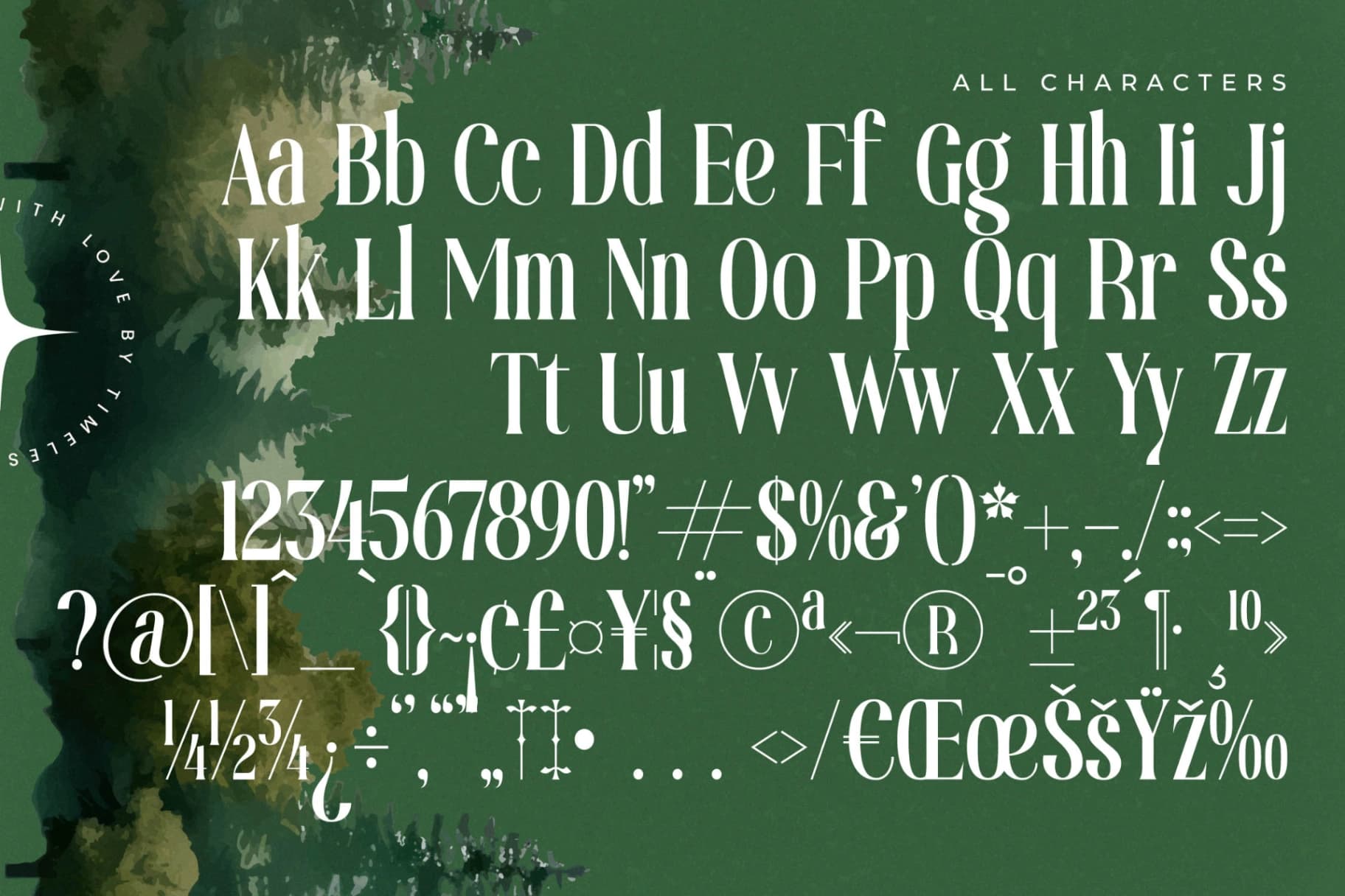 Preview 18 for Theforest - Modern Serif Font