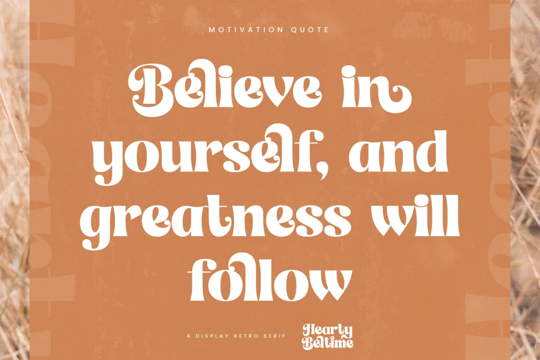 Preview 3 for Hearty Beltime - Display Retro Serif