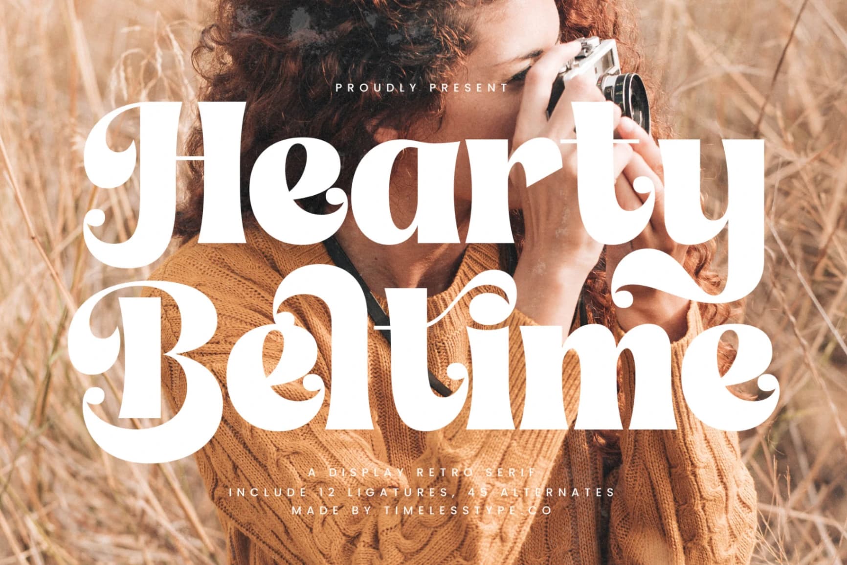 Preview 1 for Hearty Beltime - Display Retro Serif