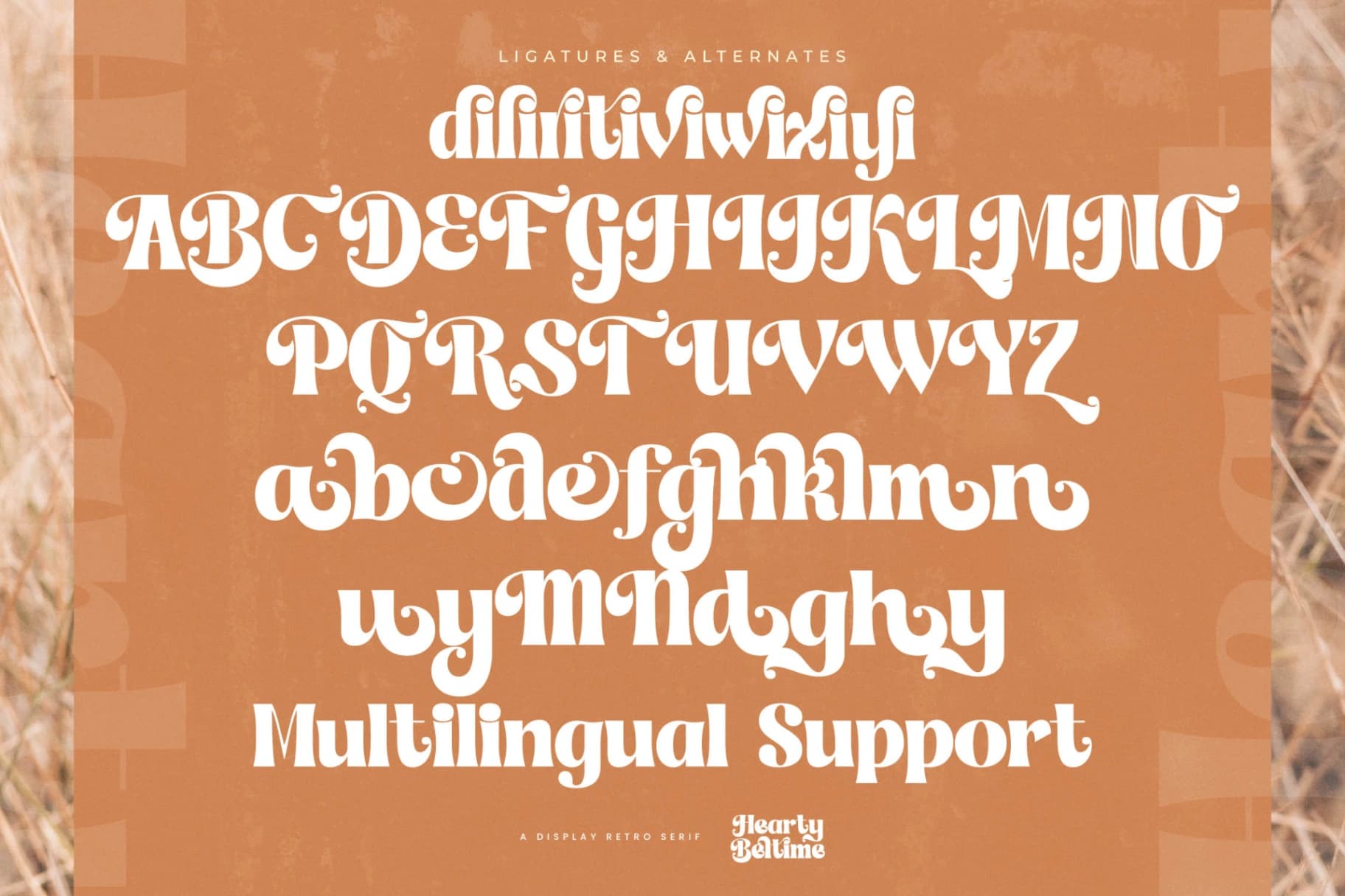 Preview 19 for Hearty Beltime - Display Retro Serif