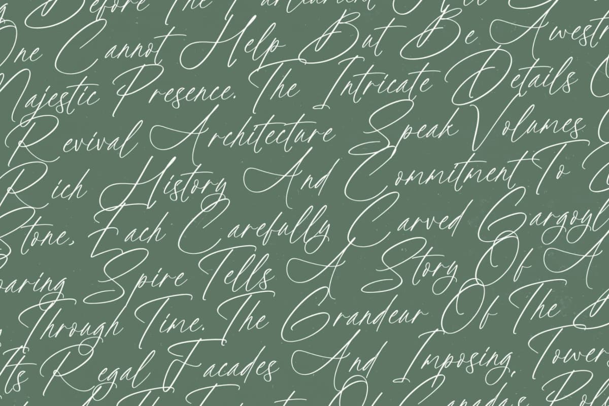Preview 11 for Political Otthestic - Modern Script Font