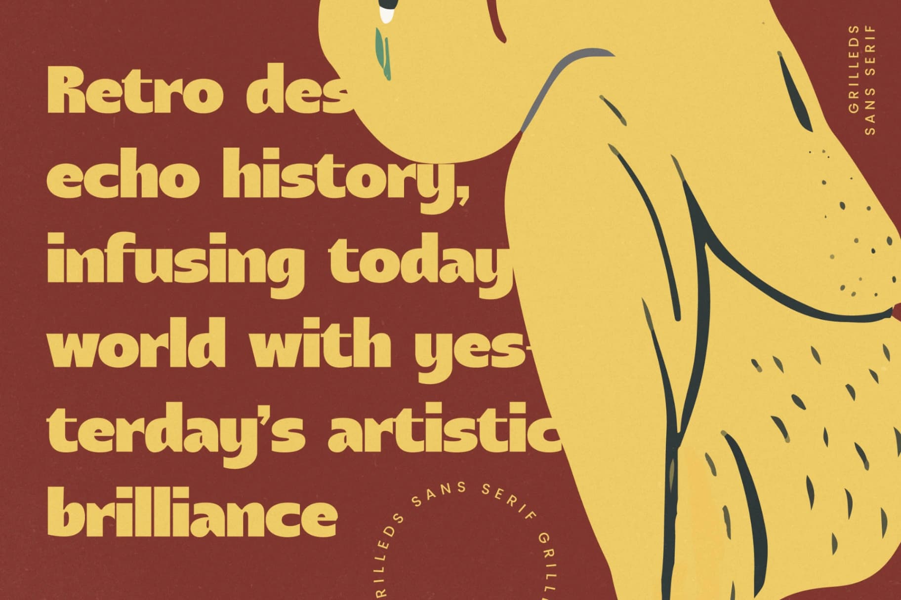 Preview 12 for Grilleds - Sans Serif font