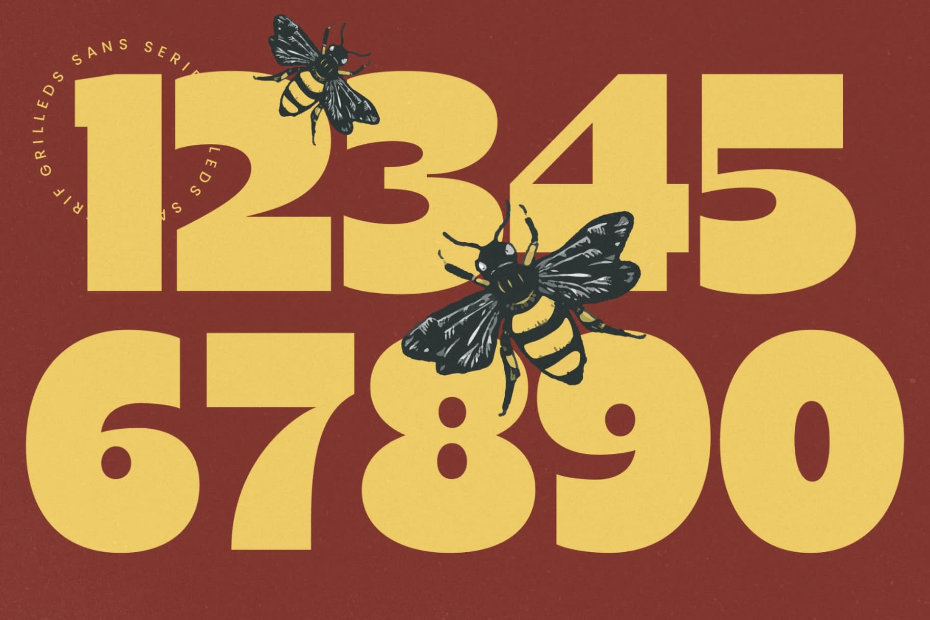 Preview 9 for Grilleds - Sans Serif font