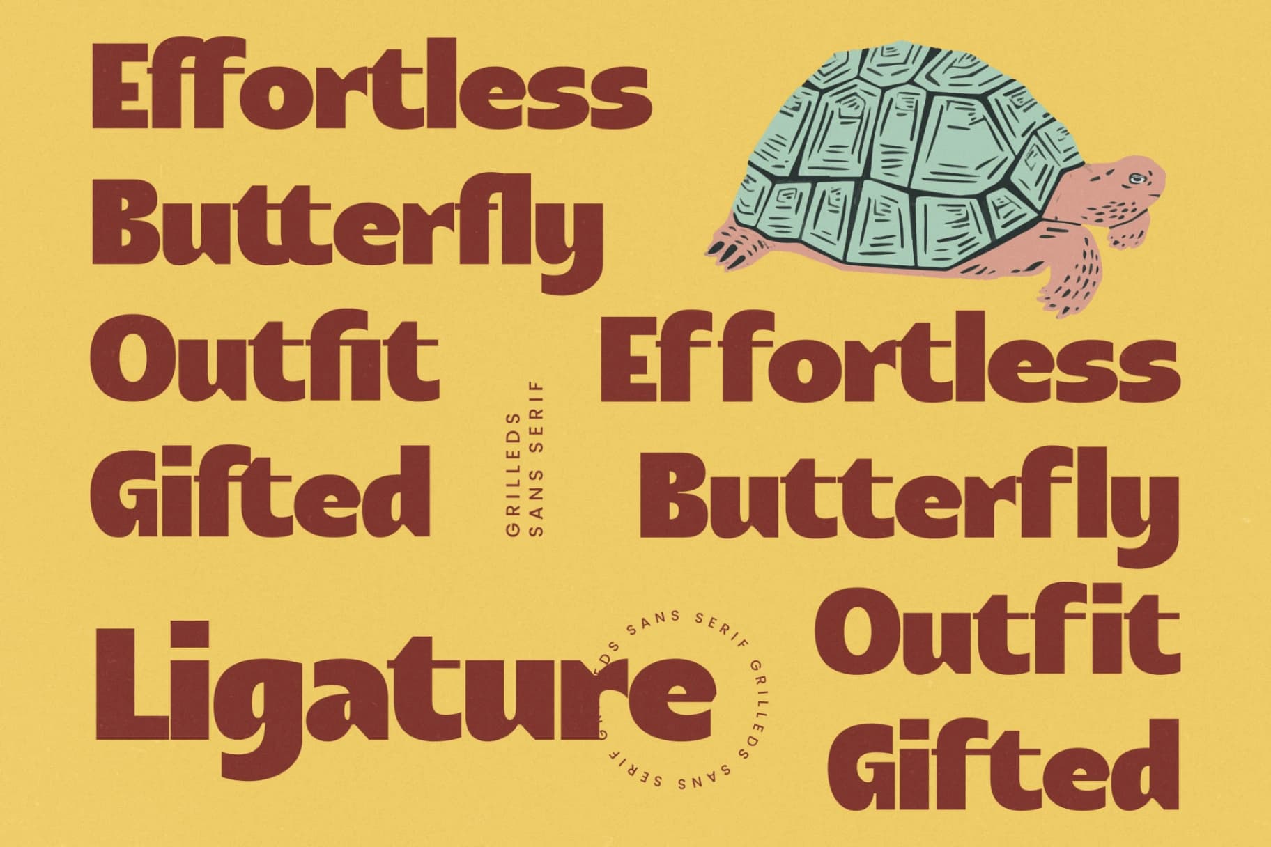 Preview 15 for Grilleds - Sans Serif font