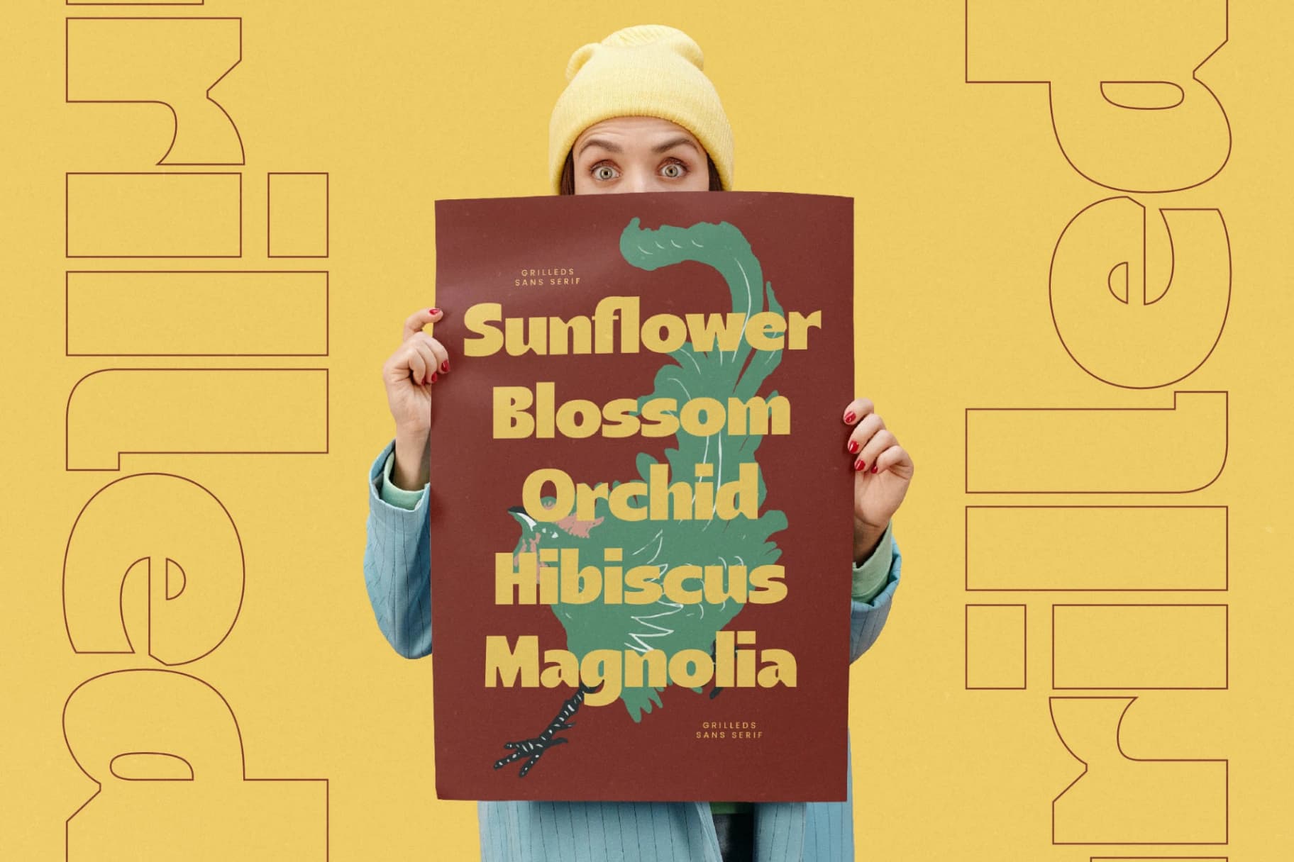 Preview 8 for Grilleds - Sans Serif font