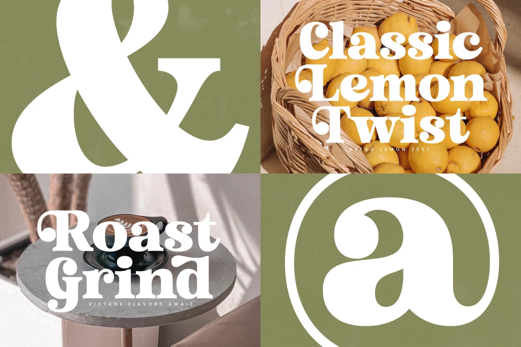 Preview 3 for Trendy Voyage - Modern Retro Serif