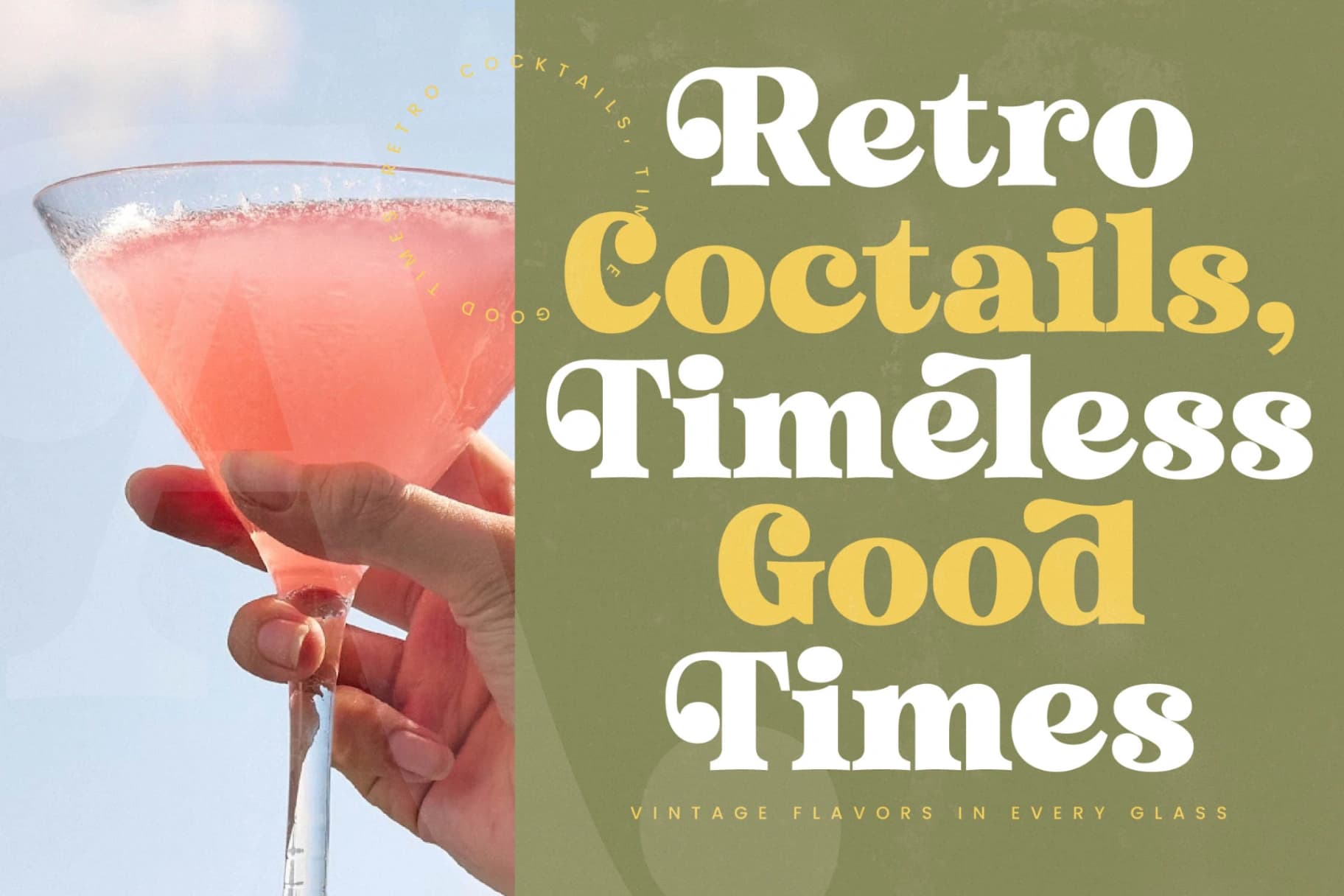 Preview 14 for Trendy Voyage - Modern Retro Serif