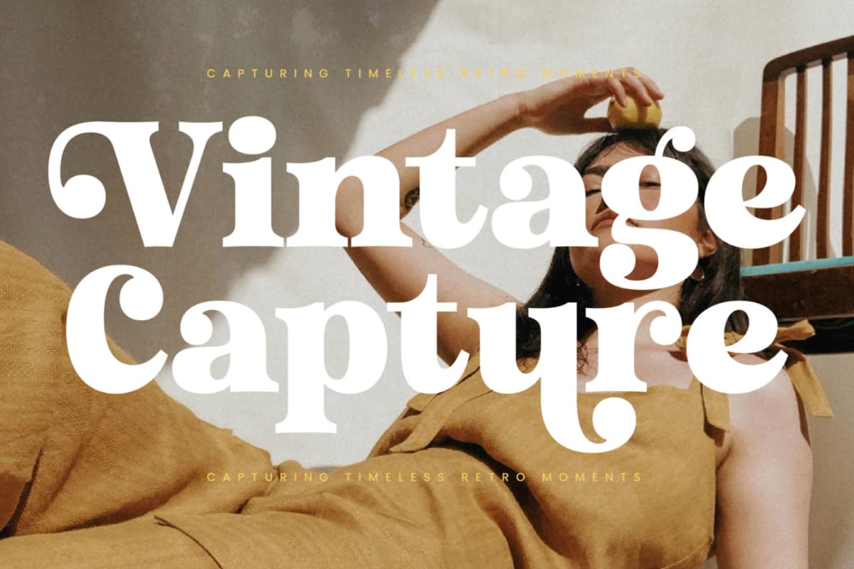 Trendy Voyage - Modern Retro Serif font preview 10