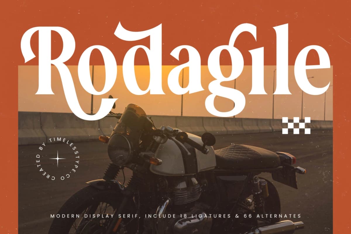 Preview 1 for Rodagile - Modern Display Serif