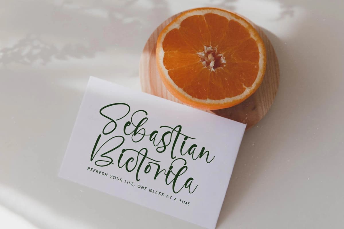 Glisten Bohotic - Modern Handwritten Script font preview 15