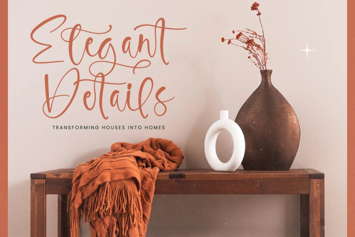 Glisten Bohotic - Modern Handwritten Script font preview 16
