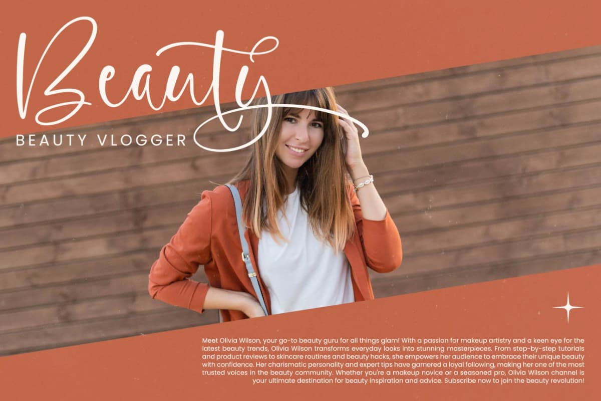 Glisten Bohotic - Modern Handwritten Script font preview 2