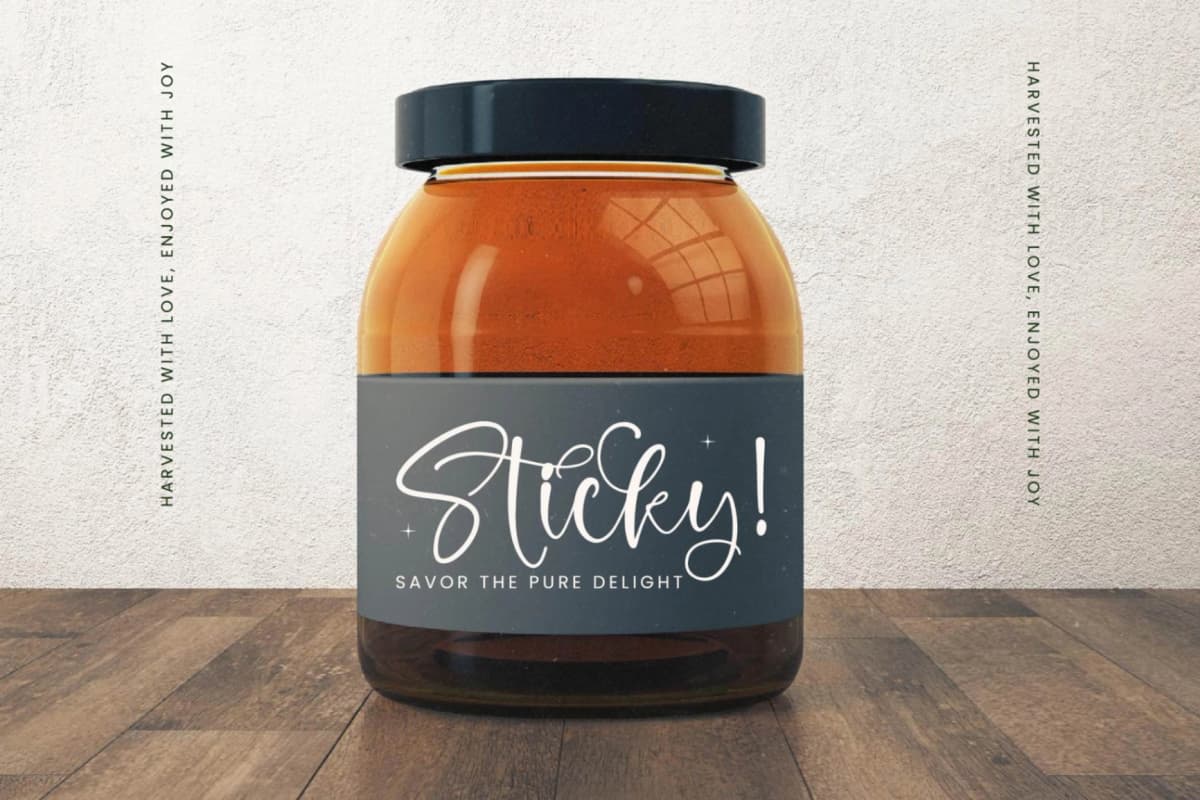 Glisten Bohotic - Modern Handwritten Script font preview 5