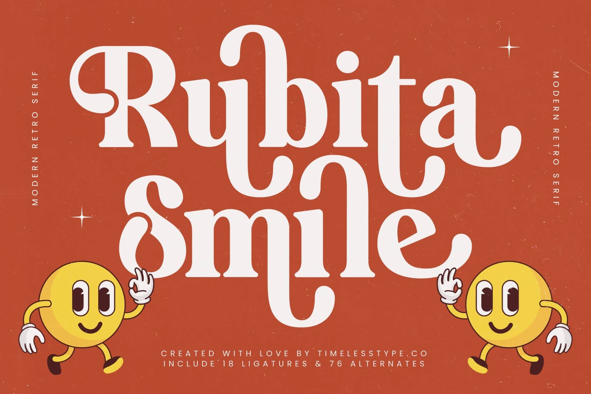 Preview 1 for Rubita Smile - Modern Retro Serif