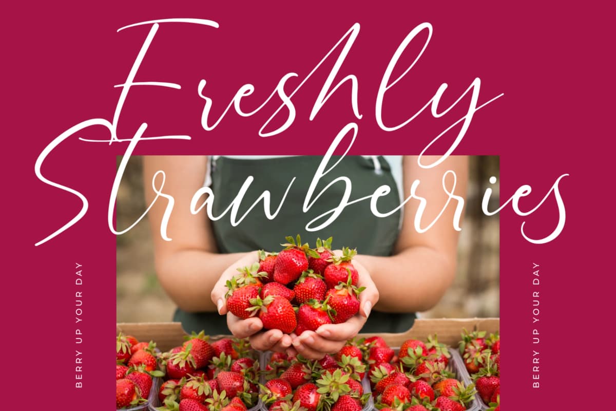 Preview 5 for Montise Natasha - Stylish Handwritten Font