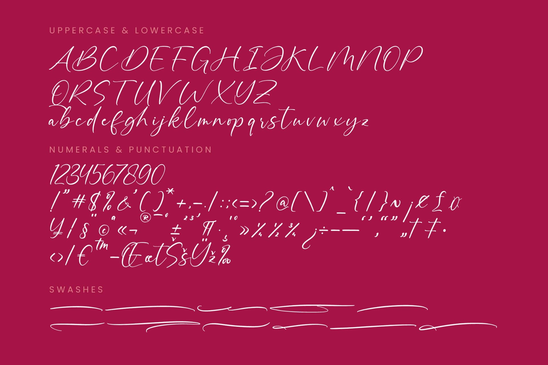 Preview 17 for Montise Natasha - Stylish Handwritten Font