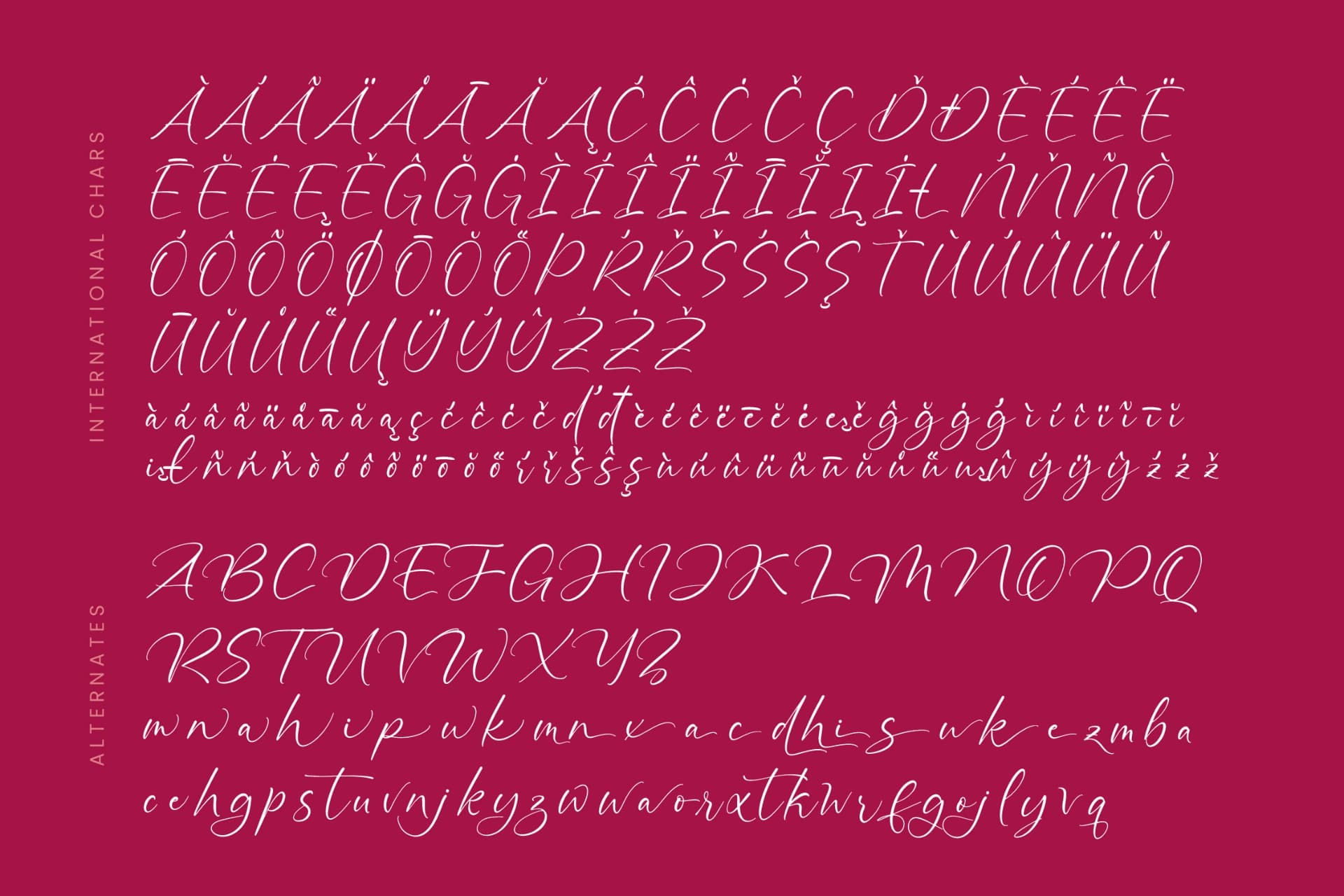 Preview 18 for Montise Natasha - Stylish Handwritten Font