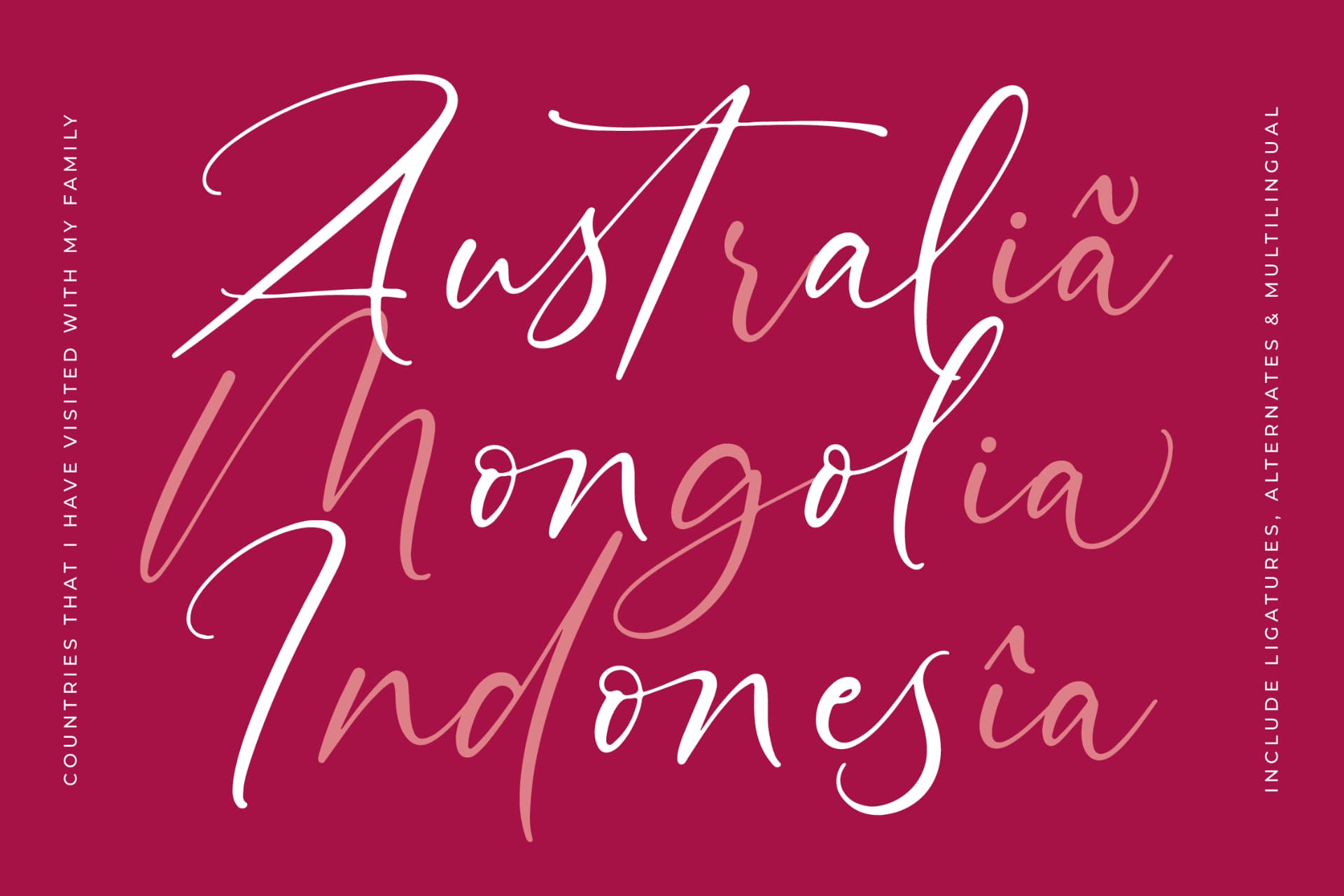 Preview 15 for Montise Natasha - Stylish Handwritten Font