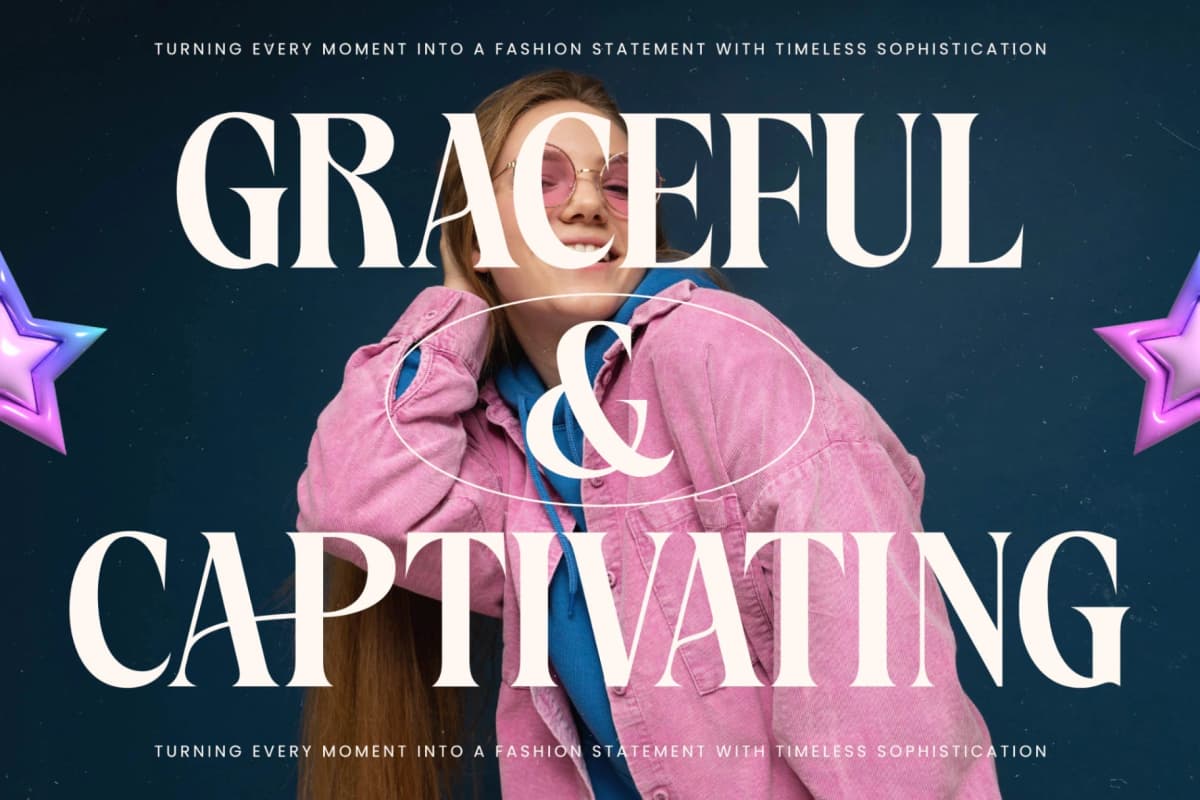 Hardmix - Modern Display Serif font preview 16