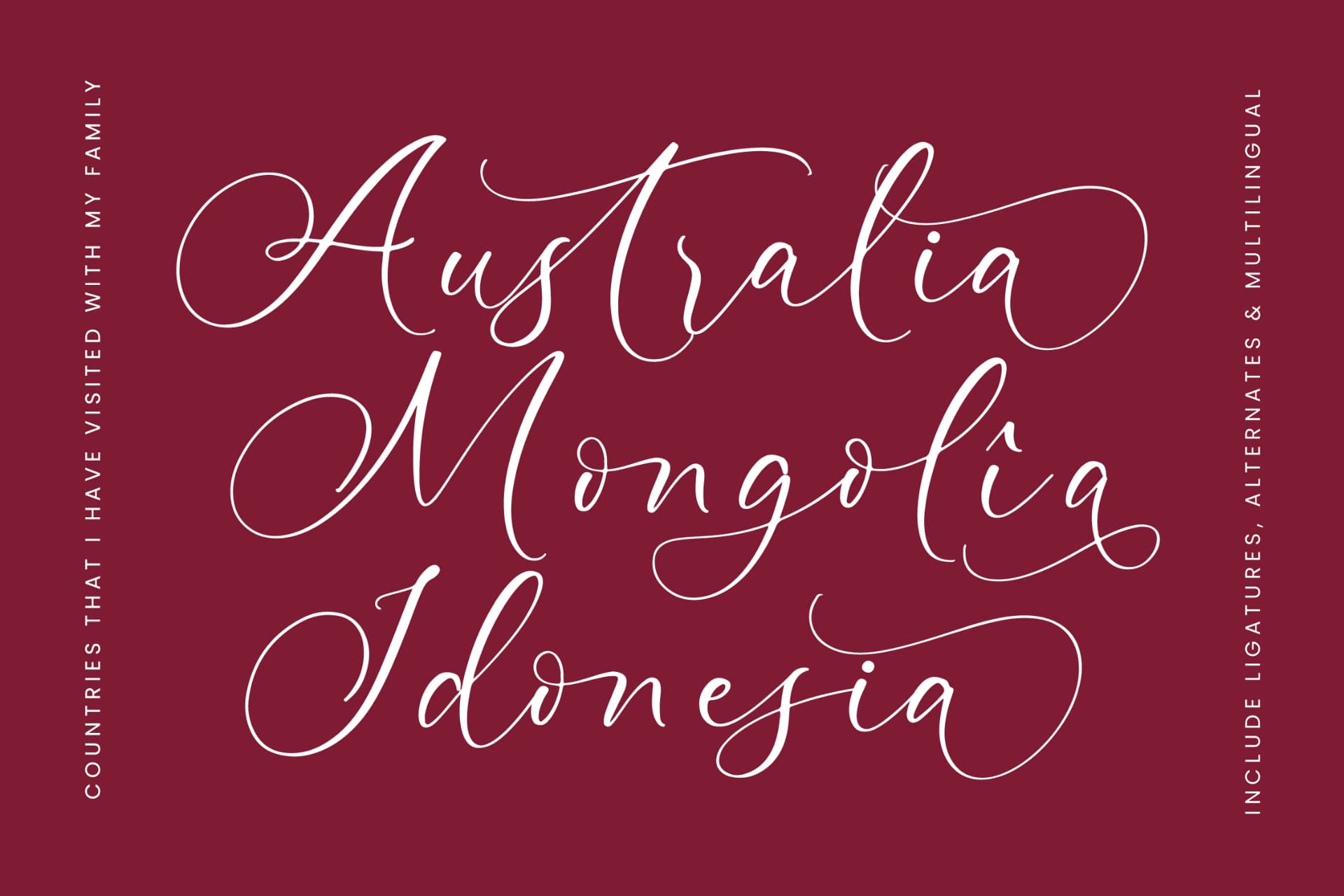 Preview 15 for Aurating Martey - Stylish Calligraphy Font