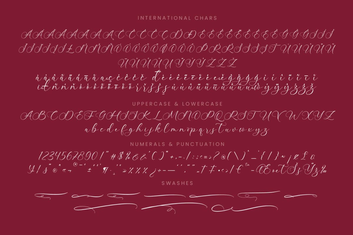 Preview 18 for Aurating Martey - Stylish Calligraphy Font