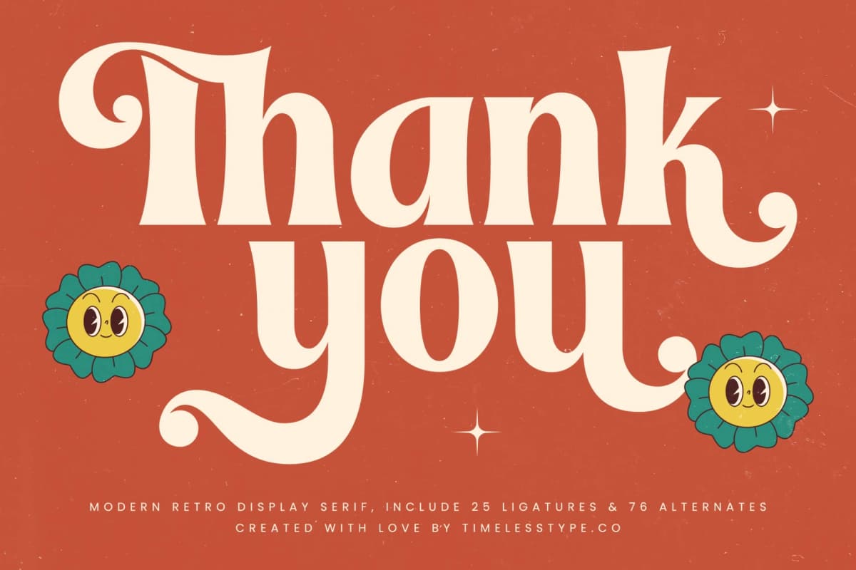 Preview 20 for Bright Kenly - Modern Retro Display Serif