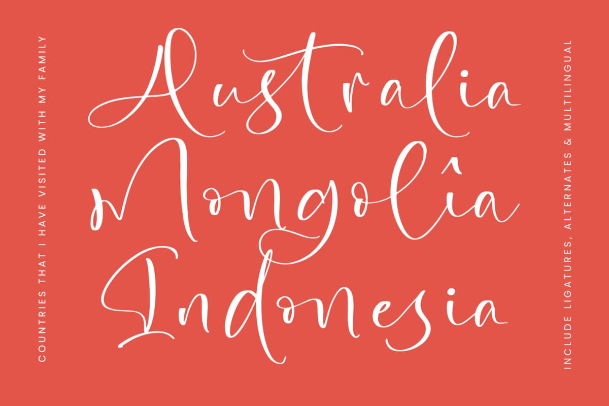 Preview 16 for Aquatic Mystiqu - Stylish Handwritten Font