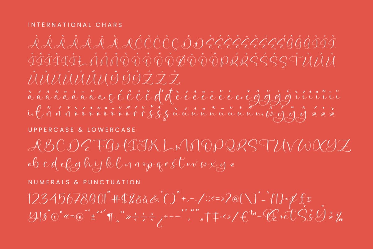 Preview 19 for Aquatic Mystiqu - Stylish Handwritten Font