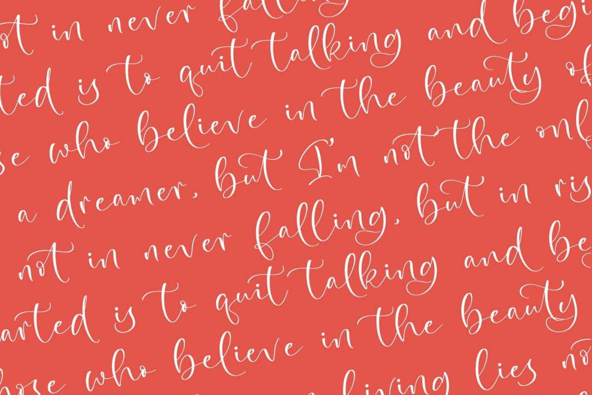 Preview 14 for Aquatic Mystiqu - Stylish Handwritten Font