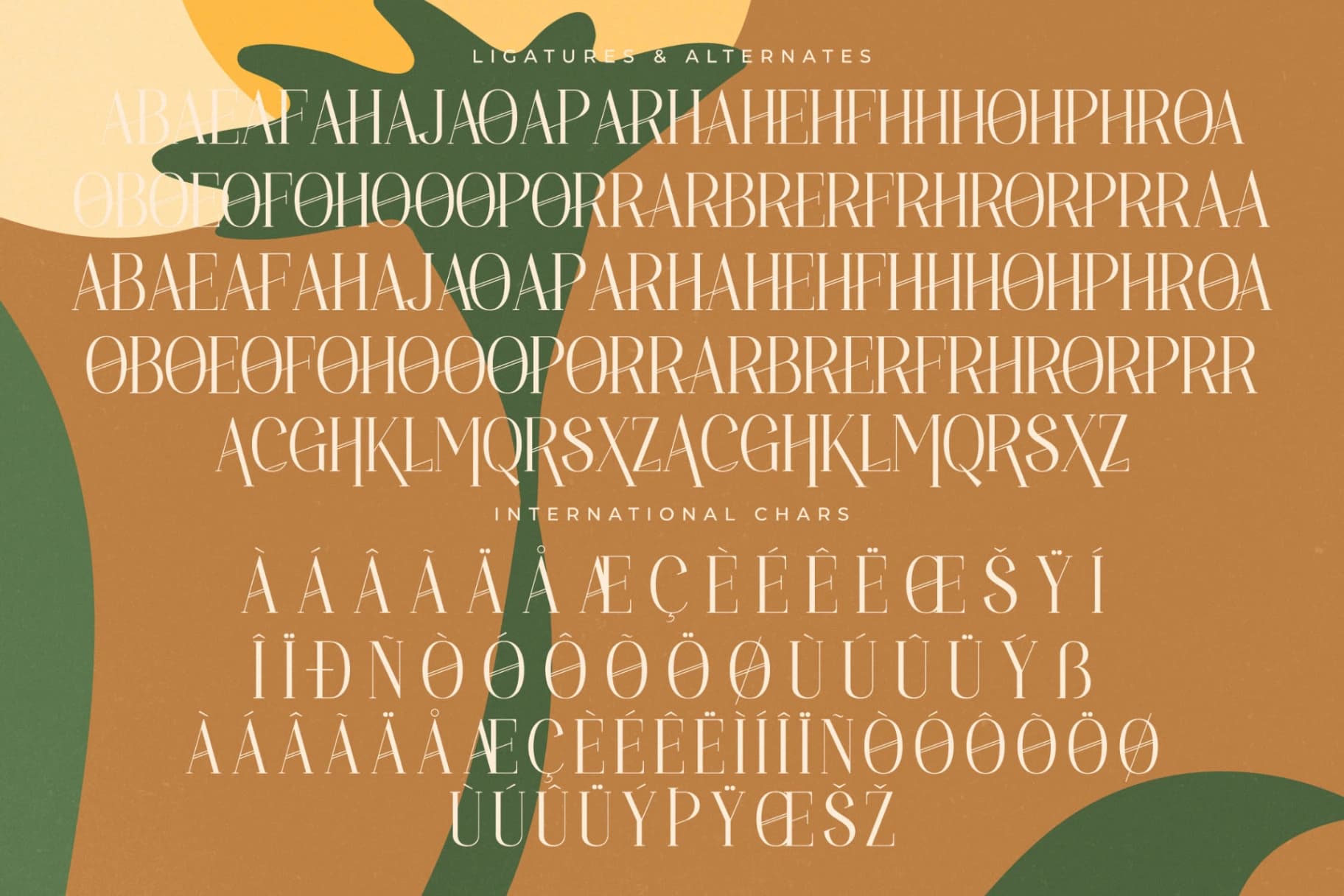 Preview 19 for Holdmen Paradise - Modern Display Typeface