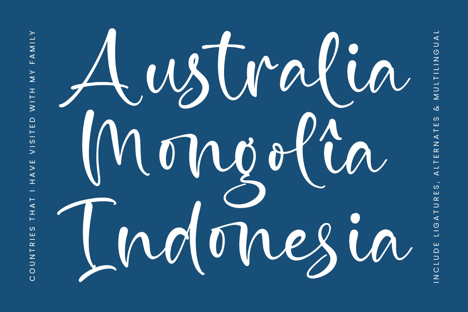 Preview 15 for Exuisite Seahorse - Quirky Handwritten Font
