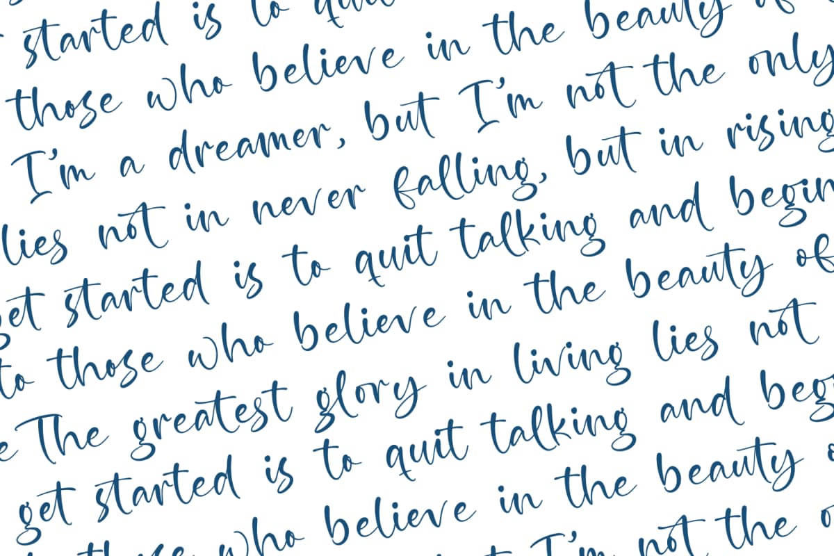 Exuisite Seahorse - Quirky Handwritten Font font preview 16