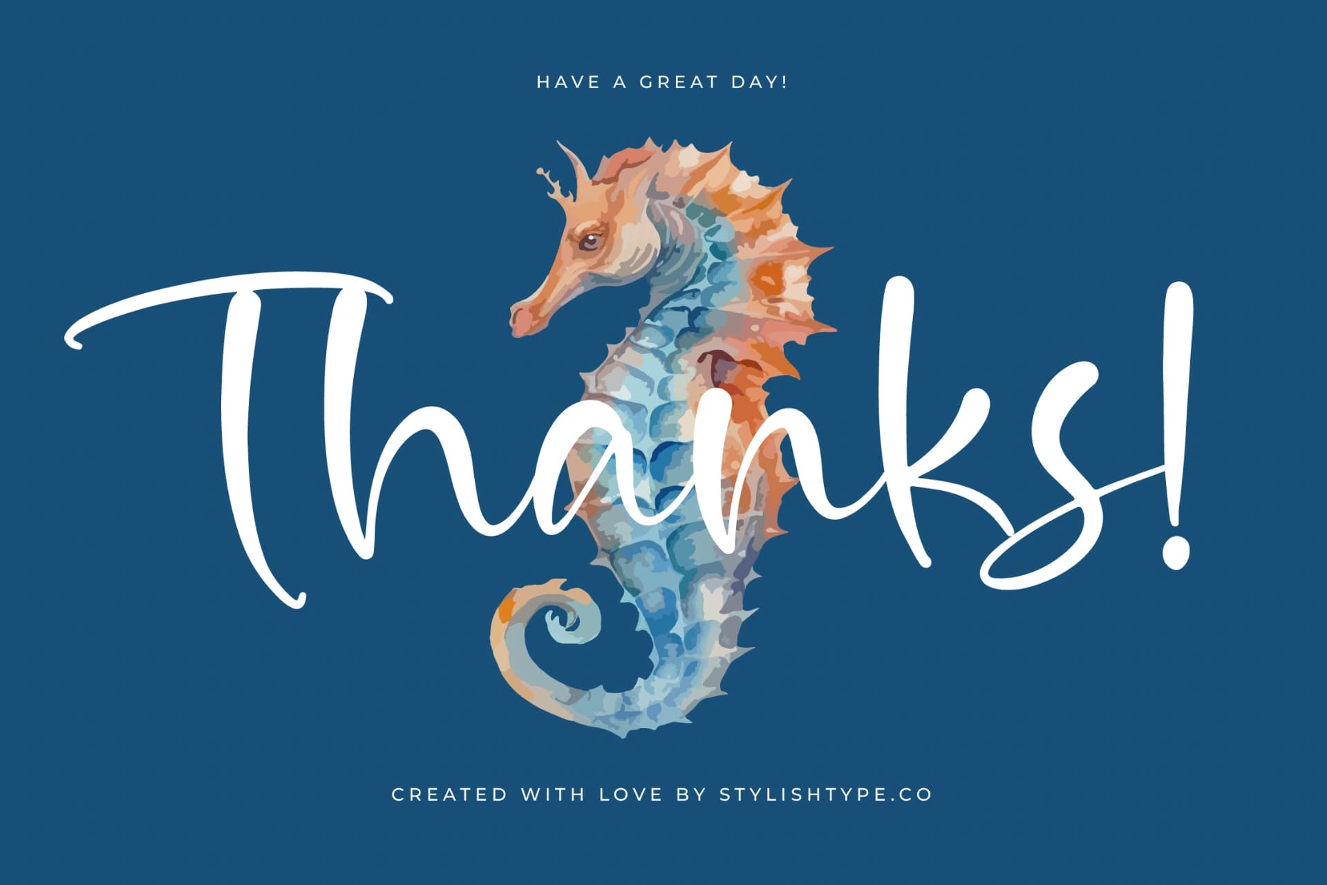 Preview 20 for Exuisite Seahorse - Quirky Handwritten Font