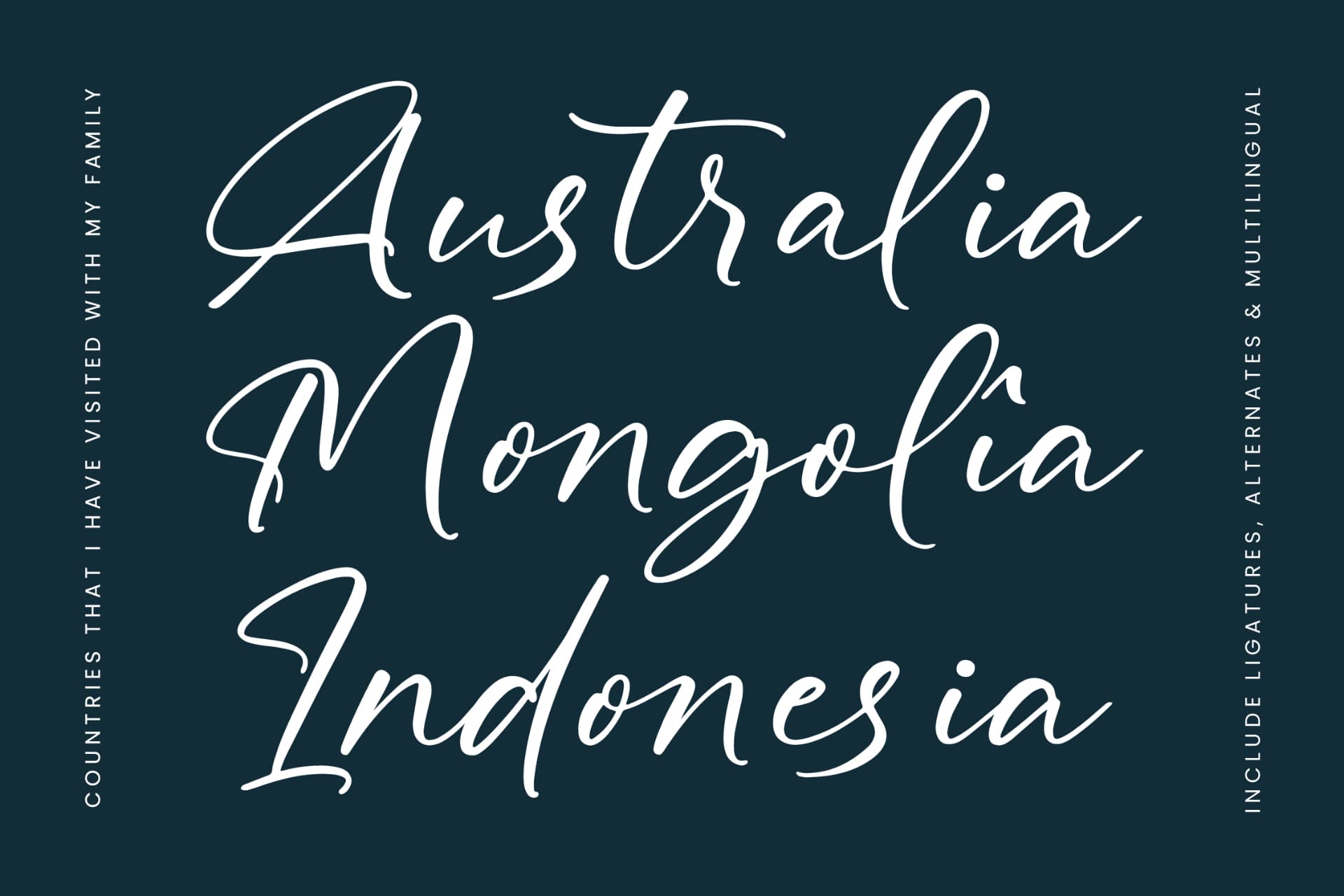 Preview 15 for Defloris Another - Stylish Handwritten Font