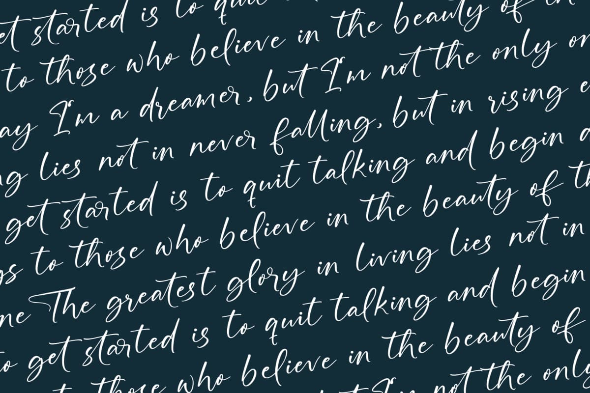 Defloris Another - Stylish Handwritten Font font preview 17