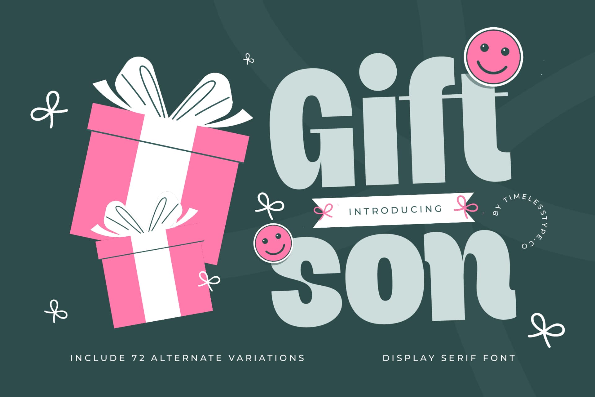 Preview 1 for Giftson - Display Sans Serif Font