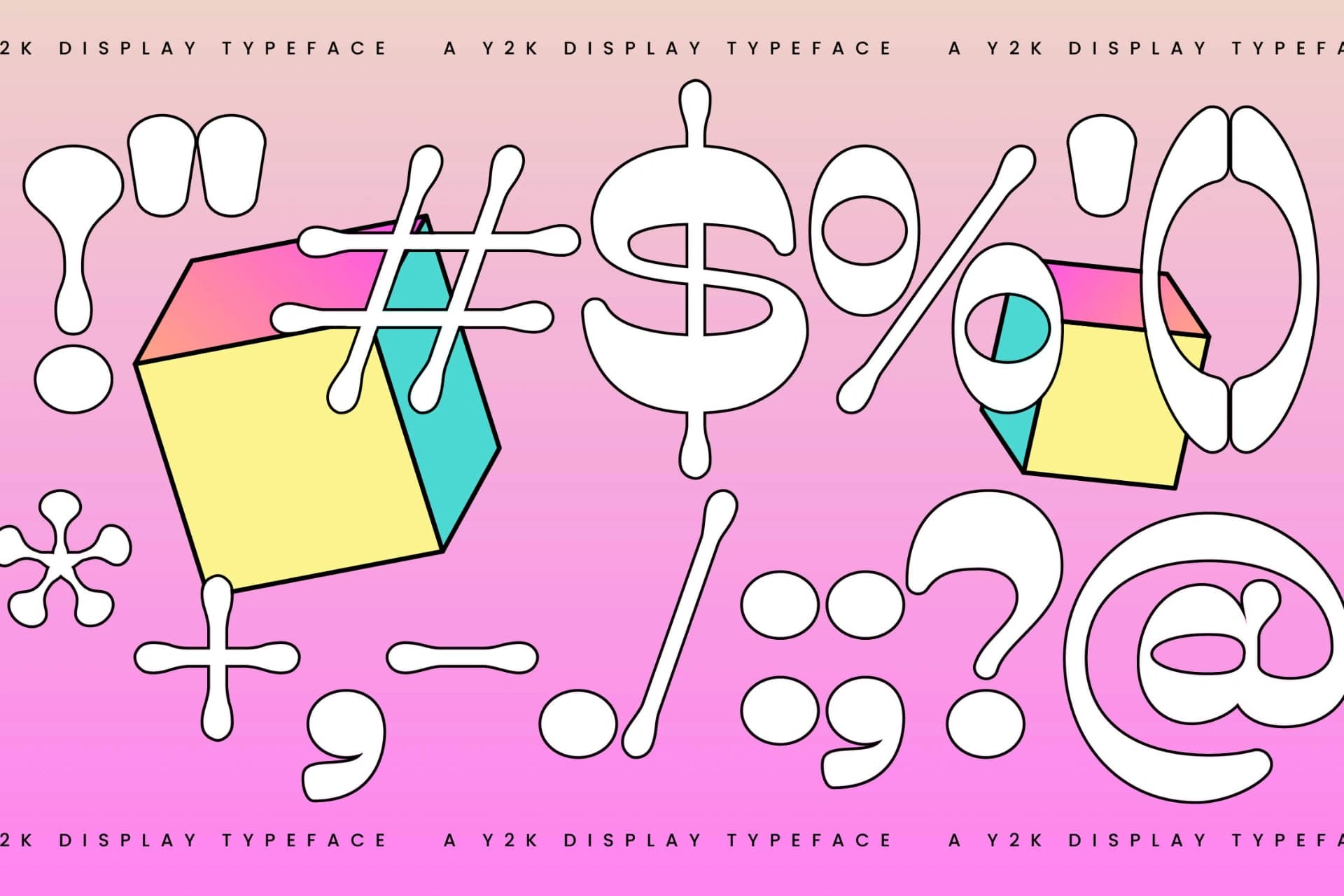 Preview 9 for Mirage Virtual - Y2k Display Font