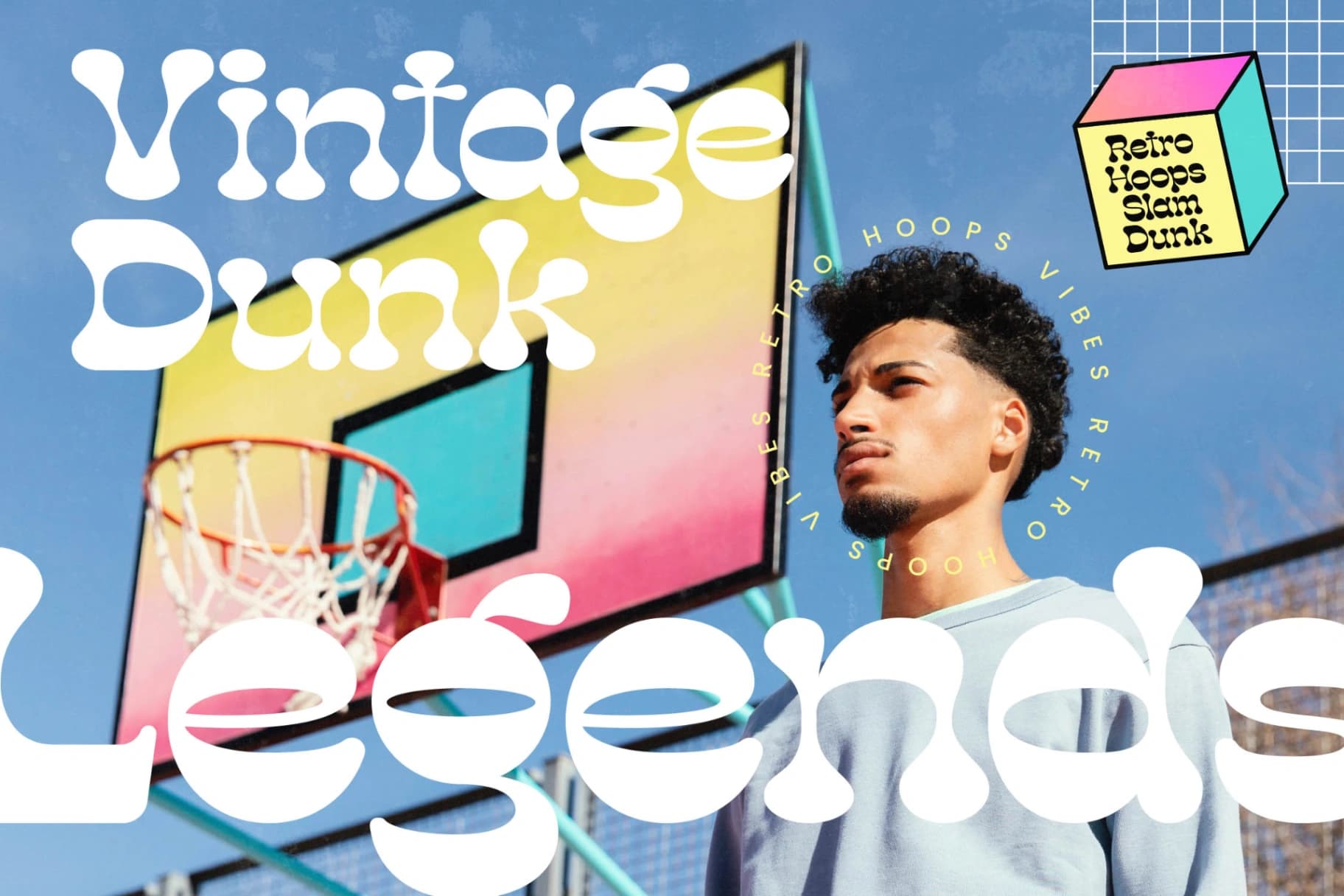 Preview 8 for Mirage Virtual - Y2k Display Font