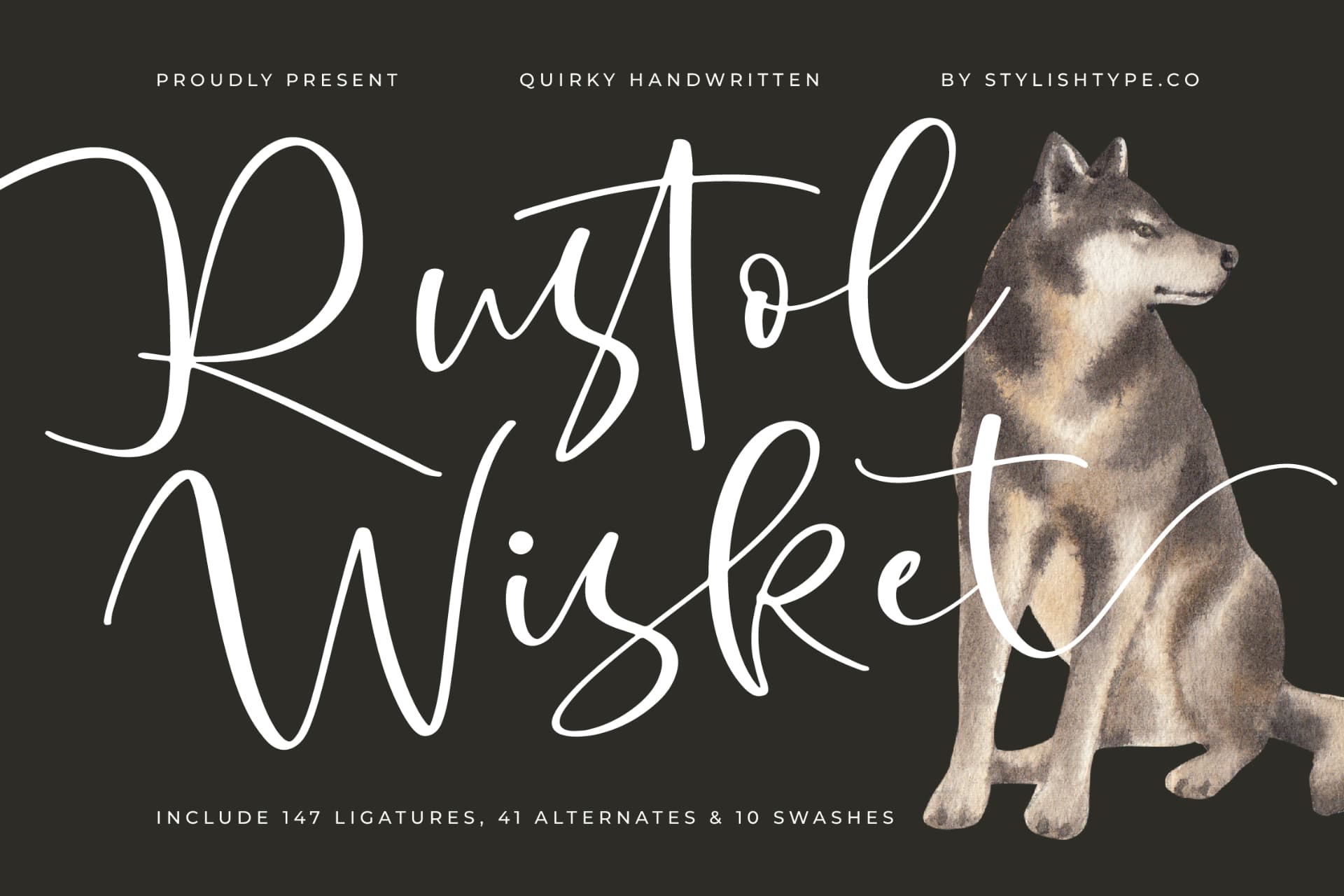 Preview 1 for Rustol Wisket - Quirky Handwritten Font