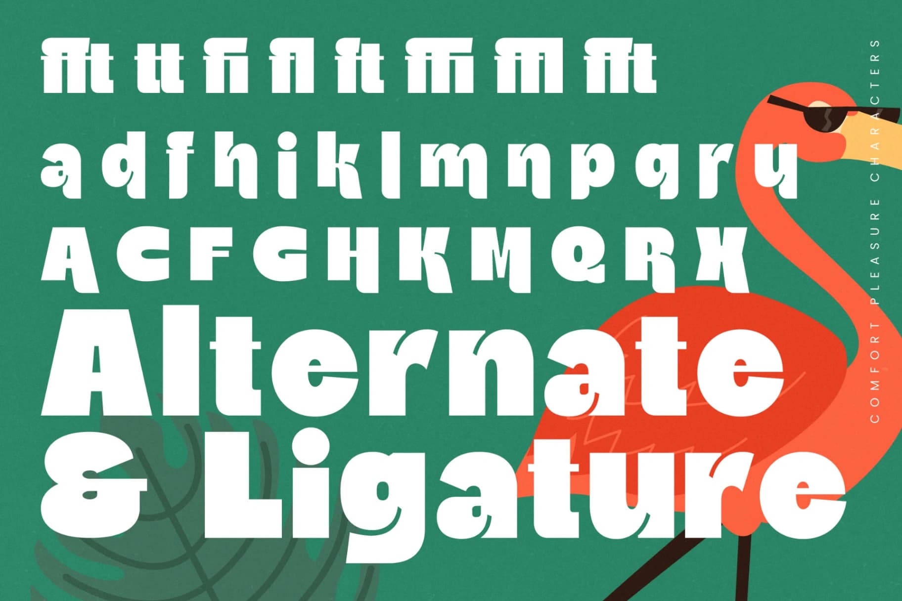 Preview 18 for Comfort Pleasure - Display Sans Serif
