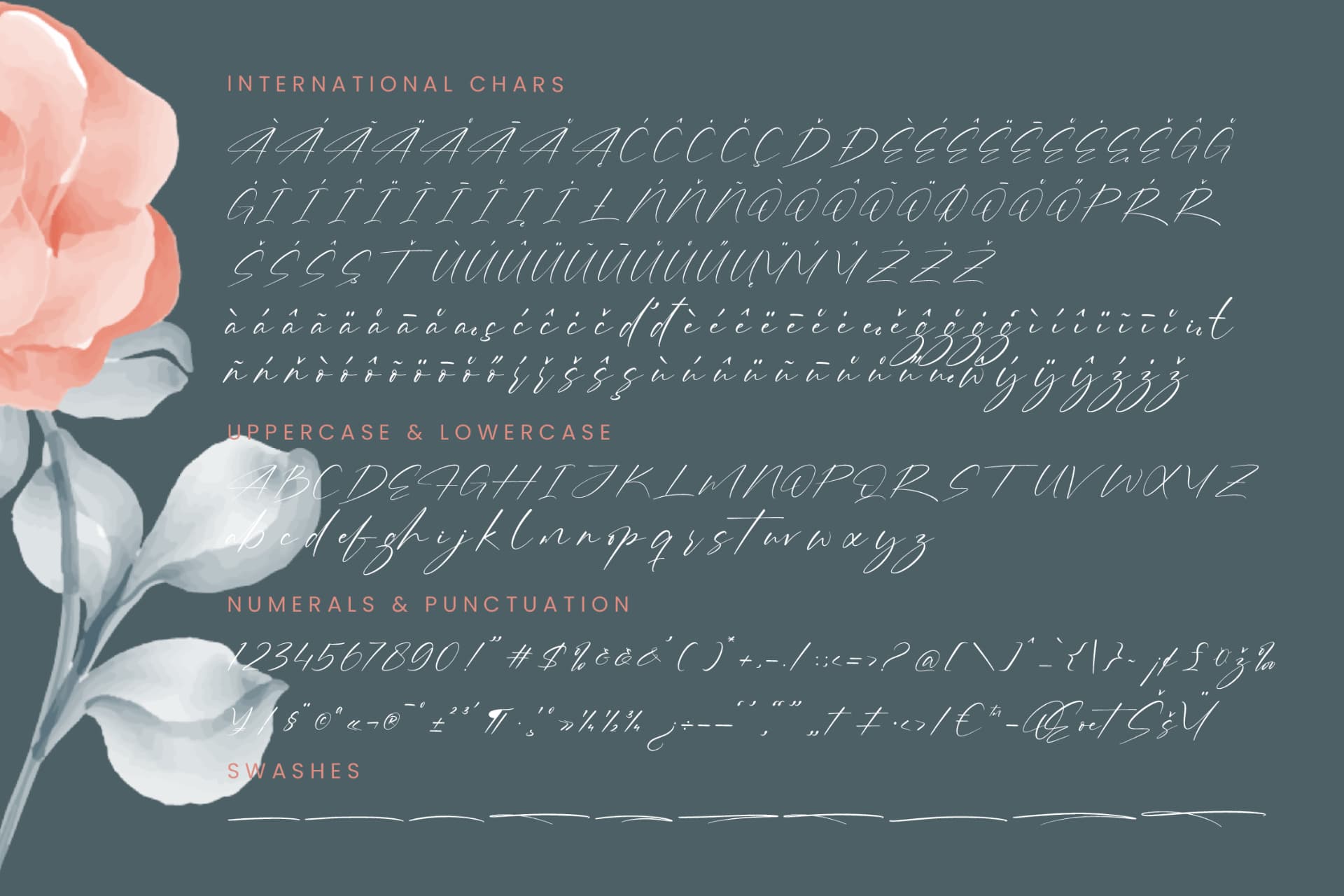 Preview 18 for Pinflow Armfrof - Stylish Signature Font