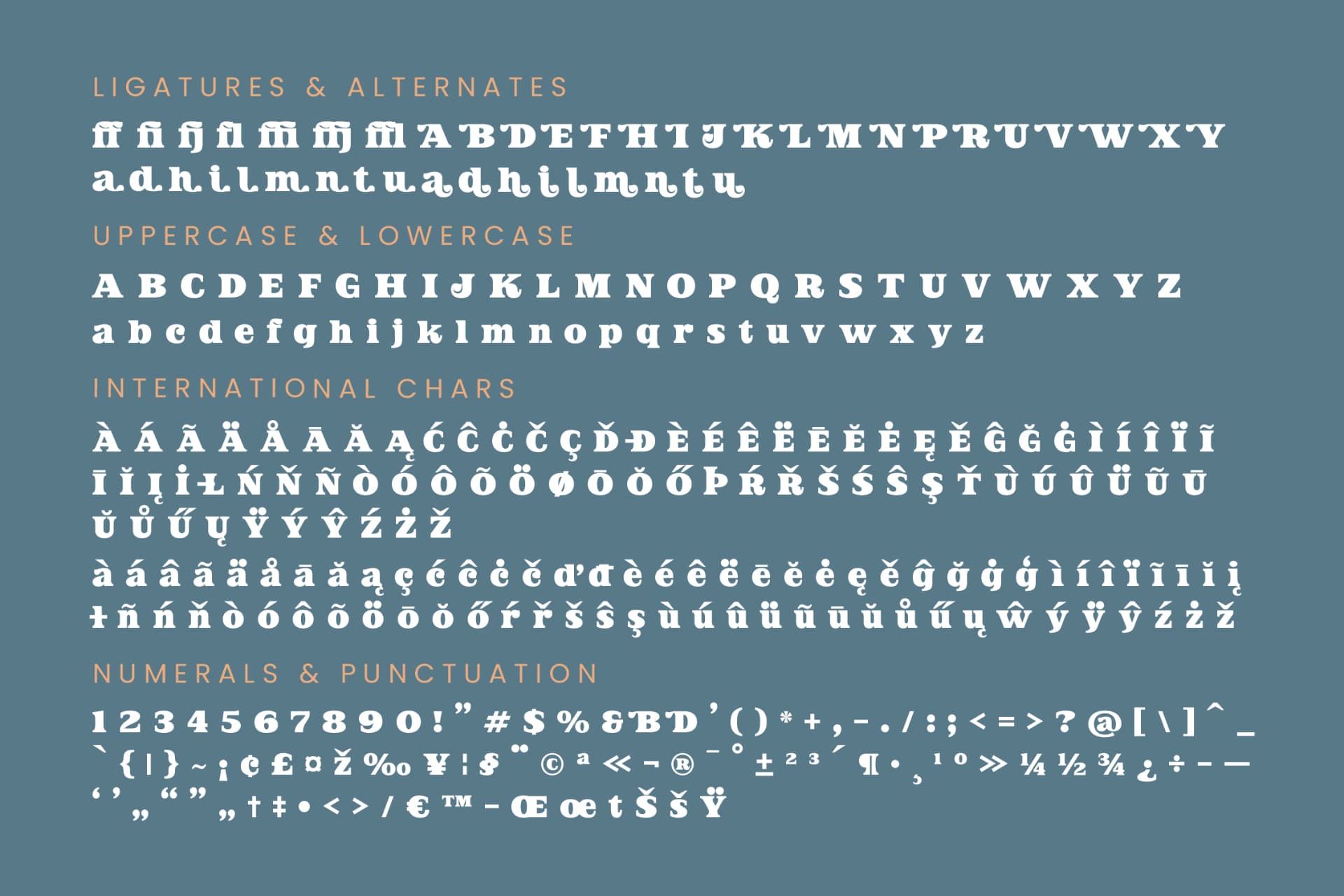 Preview 19 for Jofjin Vikar - Serif Display Font