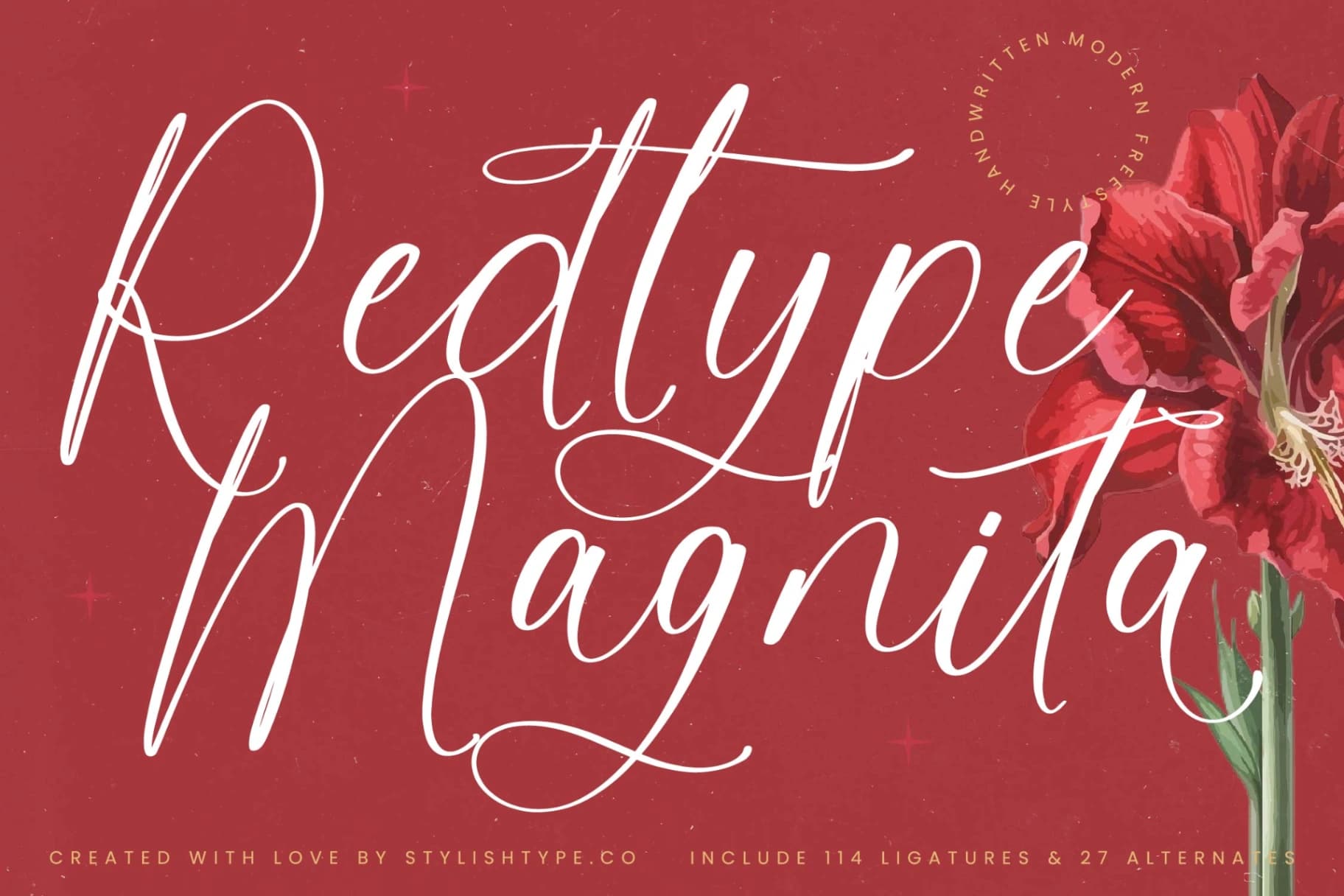Preview 1 for Redtype Magnita - Modern Freestyle Handwritten