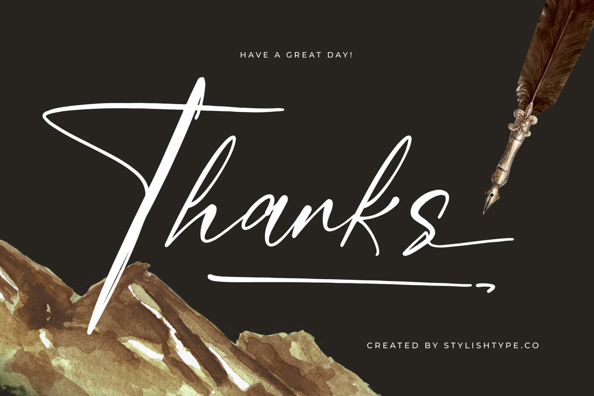 Preview 20 for Mountain Heritages - Stylish Signature Font