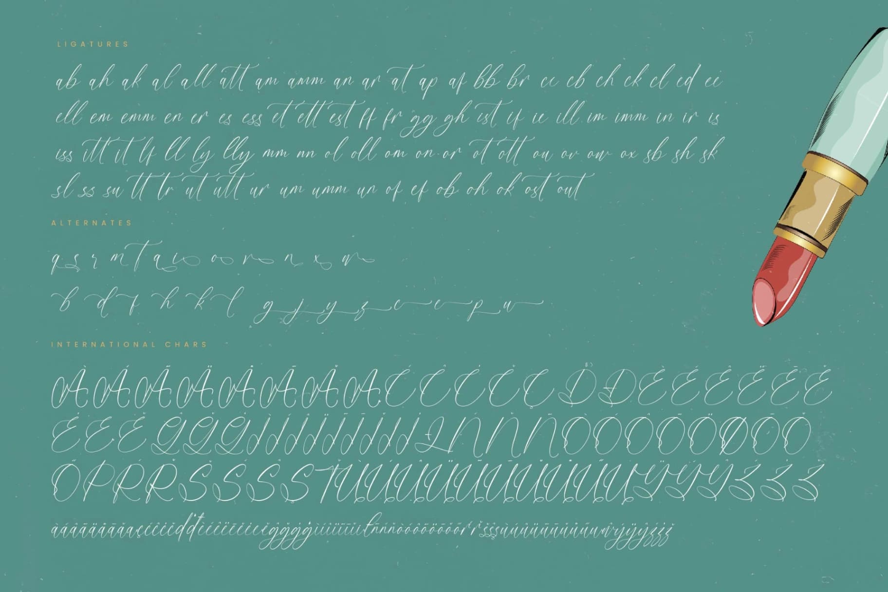 Preview 19 for Radiant Majestic - Modern Stylish Calligraphy