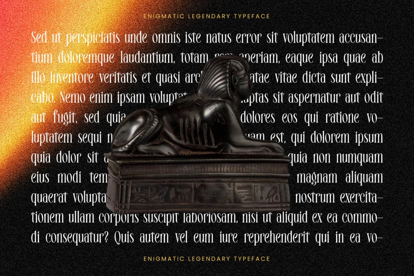 Preview 6 for Enigmatic Legendary - Modern Serif Display