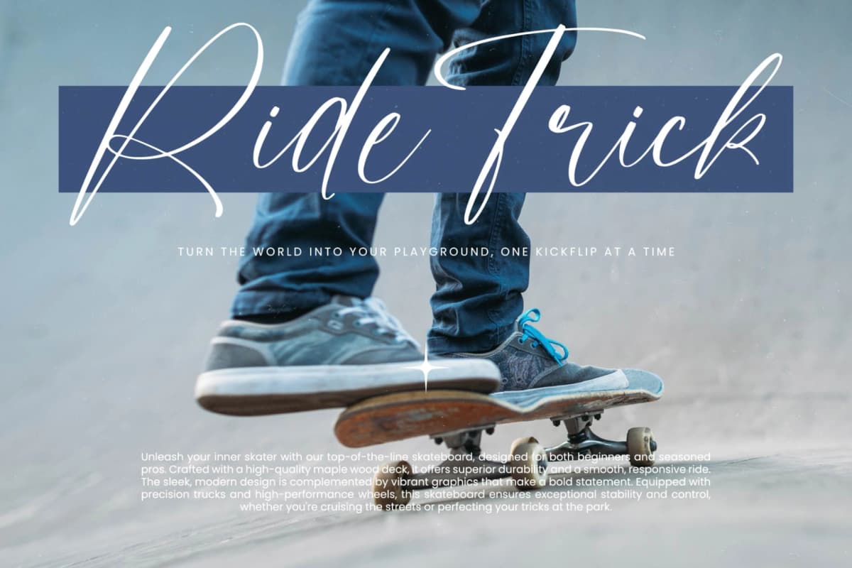Crystal Kinetic - Stylish Handwritten Font font preview 5