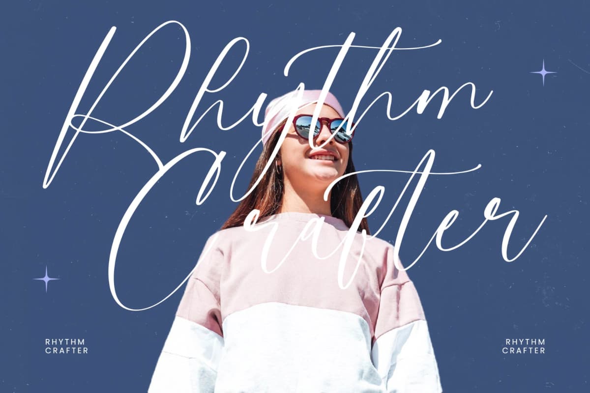 Crystal Kinetic - Stylish Handwritten Font font preview 7