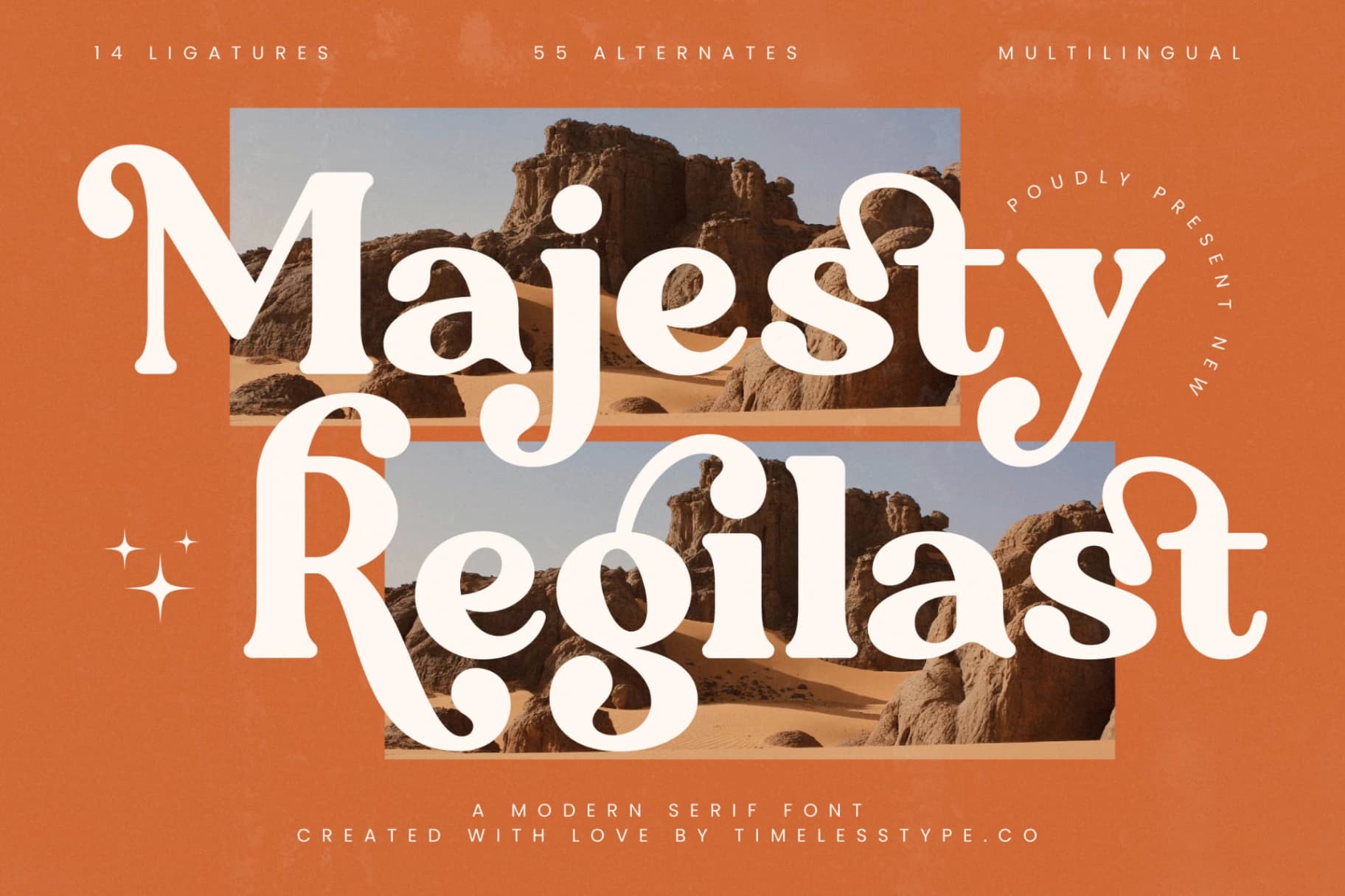 Preview 1 for Majesty Regilast - Modern Serif Font